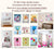 Set of 6 Posters For Girls Room Nursery Wall Art Decoration With Quotes Artwork 8x10 / 11x14 Unframed Prints Custom Hair Skin Color