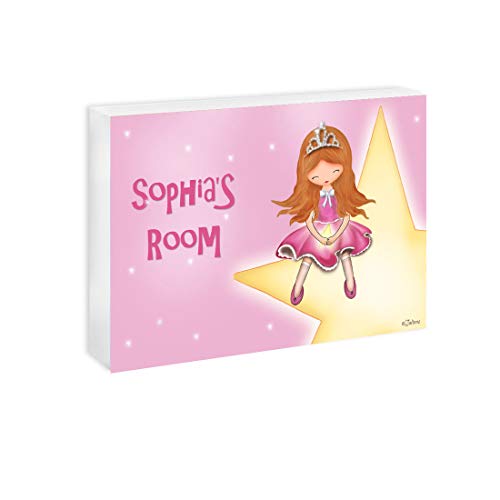 African American Princess Room Name Plaque Girls Bedroom Door Sign Baby Nursery