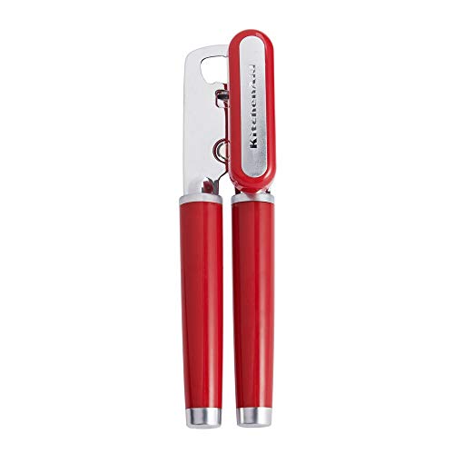 KitchenAid Classic Multifunction Can Opener / Bottle Opener, 8.34-Inch,  Passion Red