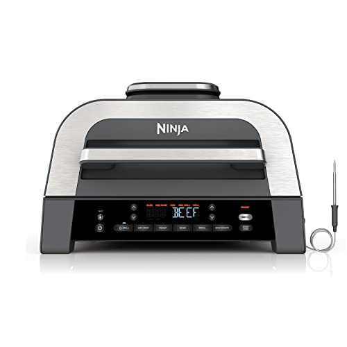 Ninja DG551 Foodi Smart XL 6 in 1 Indoor Grill with Air Fry Roast Ba Jolinne