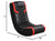 X Rocker Eclipse Video Gaming Floor Chair, Headrest Mounted Speakers, 2.0 Bluetooth, Wireless, 5111801, 31" x 28" x 17", Amazon Exclusive, Black and Red