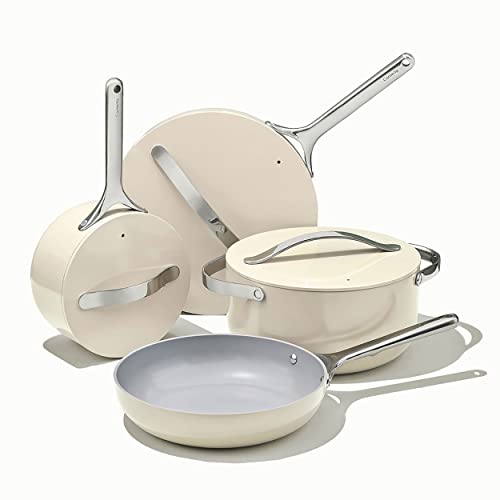 Nonstick Saute Pan With Lid, Non Toxic Ptfe & Pfoa Free, Oven Safe