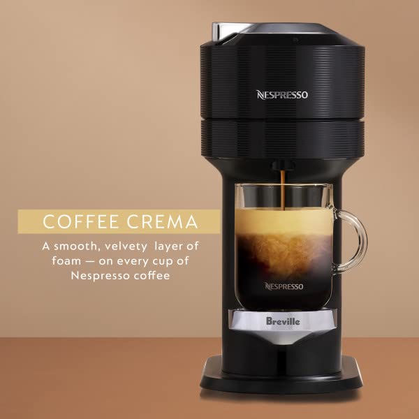 Nespresso Vertuo Next Premium Coffee and Espresso Machine by Breville with  Milk Frother, Black, Small
