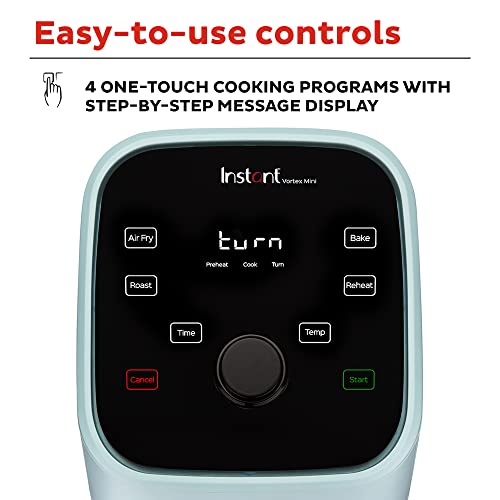Instant 4-in-1, 2-QT Mini Air Fryer Oven Combo, From the Makers of