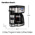 Hamilton Beach 2-Way 12 Cup Programmable Drip Coffee Maker & Single Serve Machine, Glass Carafe, Auto Pause and Pour, Black (49980A)