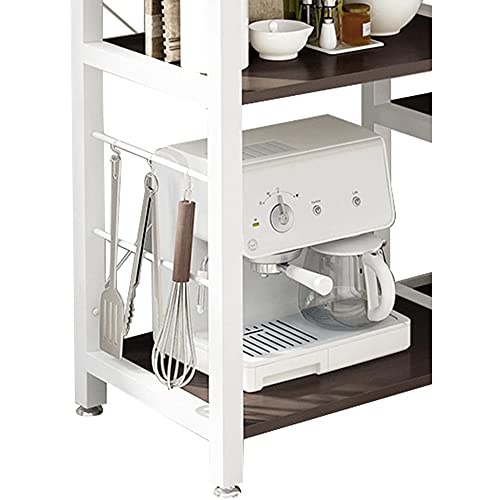 Soges 3-Tier Kitchen Baker's Rack Utility Microwave Oven Stand Storage Cart Workstation Shelf, W5s-B