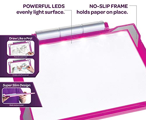  Crayola Light Up Tracing Pad - Teal, Kids Light Board For  Tracing & Sketching, Kids Toys, Gifts for Girls & Boys, 6+ [  Exclusive] : Everything Else