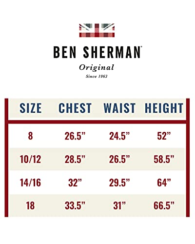 Ben Sherman Boys? Shirt ? Casual Short Sleeve Button Down Collared Shirt (Size: 4-18), Size 18, Ivory Circles