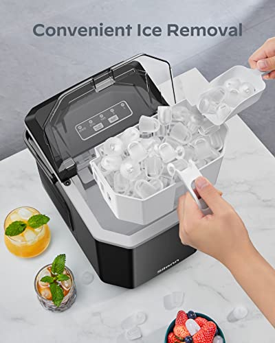  Silonn Ice Makers Countertop, 9 Cubes Ready in 6 Mins