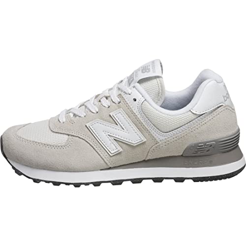 New Balance Women's 574 Core Sneaker, Nimbus Cloud/White, 6