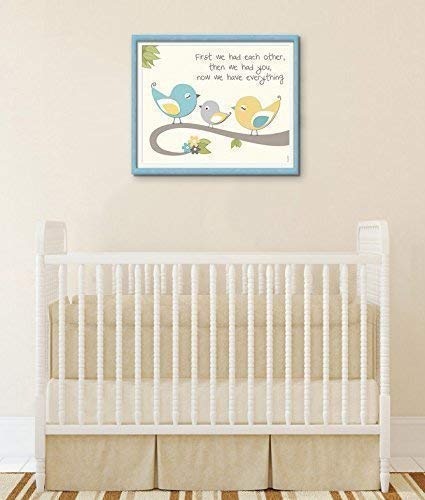 Nursery Poster Baby Room Decoration Wall Art Print First We Had Each other Newborn Gift Artwork Illustration