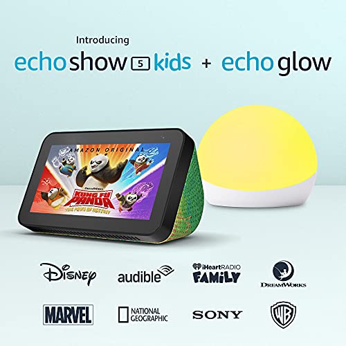 Echo Show 5 (2nd Gen) Kids | Designed for kids, with parental controls |  Chameleon