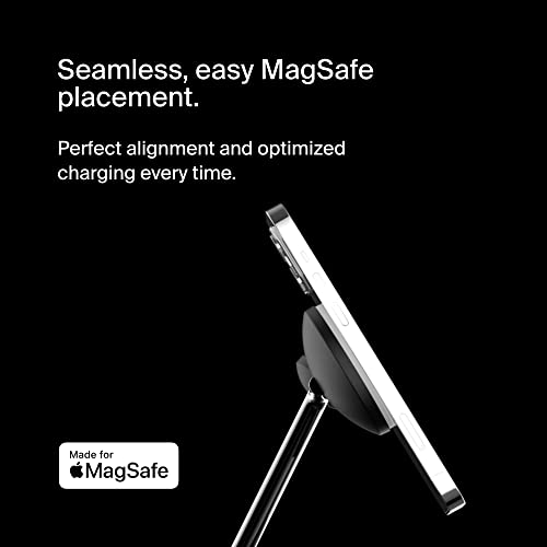 Belkin MagSafe 3-in-1 Wireless Charging Stand - 2ND GEN w/ 33% Faster  Wireless Charging for Apple Watch - iPhone 1 14, 13 & 12 series & AirPods -  MagSafe Charging Station For Multiple Devices - Black 