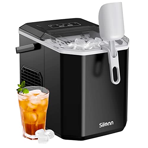 Silonn Ice Maker Countertop, Portable Ice Machine with Carry Handle, S -  Jolinne
