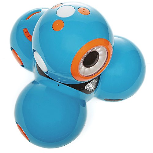 Wonder Workshop Dash Coding Robot for Kids (6 Years & Up) Voice Activated -  Navigates Objects - 5 Free Programming STEM Apps, Blue