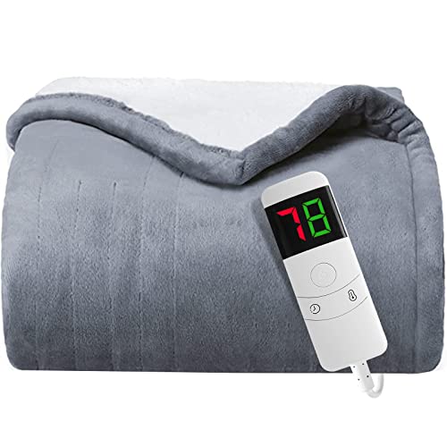 greenoak Heated Electric Throw Blanket 50 x 62 Heating Blanket