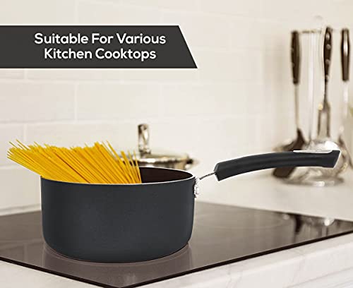 Utopia Kitchen Non Stick Cooking Pot Set - 3 Piece Induction