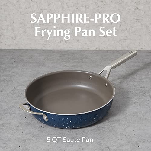 12Inch Nonstick Deep Frying Pan,5Qt Non Stick Saute Pan with Lid