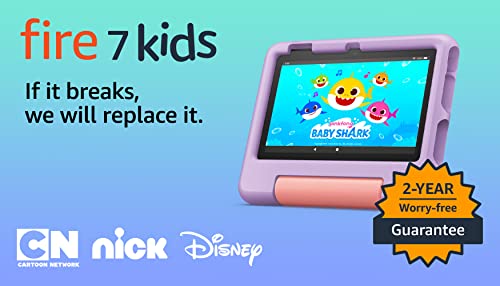 Amazon Fire 7 Kids tablet, ages 3-7. Top-selling 7