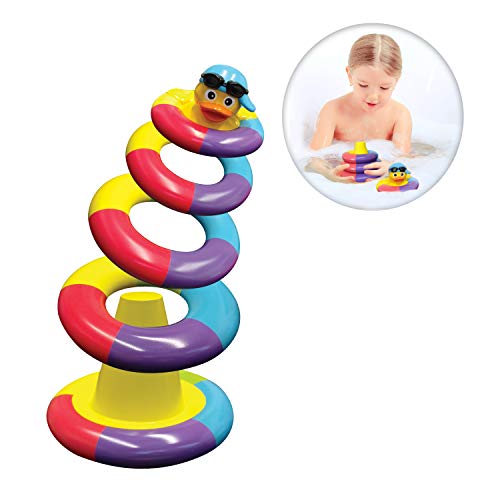 Game Phactory Plastic Duck Stacking Rings Toys for Kids Boys and Girls, 12  Rings (Multicolor) : Amazon.in: Toys & Games
