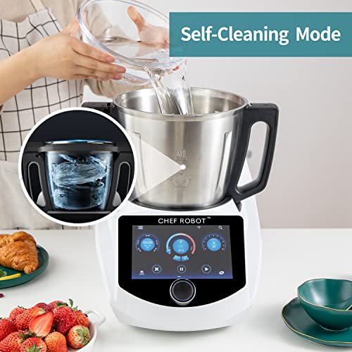 Chef Robot Kitchen Food Processor, WiFi Guided Recipes