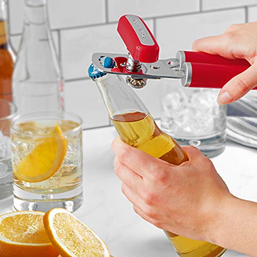 Kitchenaid Classic Multi-function Can Opener with Bottle Opener in Red