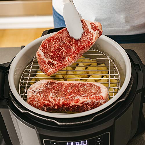  Ninja OP302 Foodi 9-in-1 Pressure, Broil, Dehydrate, Slow  Cooker, Air Fryer, and More, with 6.5 Quart Capacity and 45 Recipe Book,  and a High Gloss Finish: Home & Kitchen