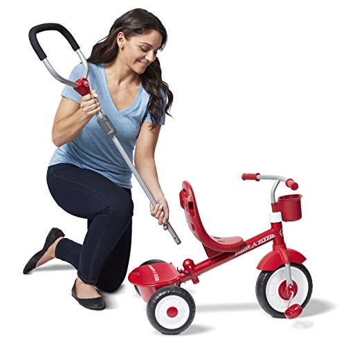 Red rider store tricycle with handle