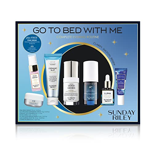 Sunday Riley Go To Bed With Me Complete Anti Aging Evening Skincare Set, 1 ct.