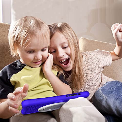 JREN Kids Tablet, 10" Tablet for Kids,IPS HD Display 1280 X 800, RAM 2GB and 32GB Storage, Google Family Link Kids Space Pre-Installed, YouTube,Ages 6-12,Color Blue