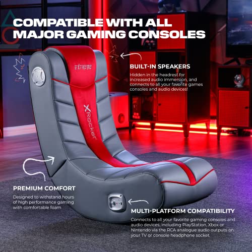 X Rocker Extreme III 2.0 Gaming Chair, Audio System with 2 Built