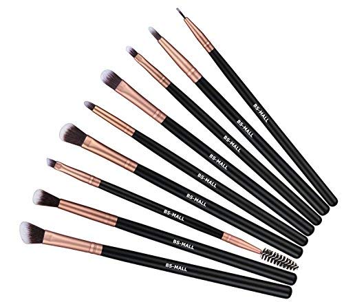 BS-MALL Makeup Brushes Premium Synthetic Foundation Powder Concealers Eye Shadows Makeup 14 Pcs Brush Set, Rose Golden, 1 Count