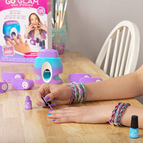 Original Cool Maker Go Glam U-nique Nail Salon Nail Stamp Girls Toys  Glitter Nails Fingernail Diy Setmakeup Toys Birthday Gifts - AliExpress