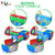 5pc Kids Ball Pit Tents and Tunnels, Toddler Jungle Gym Play Tent with Play Crawl Tunnel Toy, for Boys babies infants Children, Pit Balls NOT Included, Indoor Outdoor Gift, Target Game w/ 4 Dart Balls