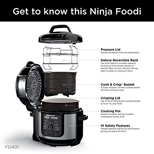 Ninja Foodi: The Pressure Cooker that Crisps: One-Pot Cookbook: 100 Fast  and Flavorful Meals to Maximize Your Foodi (Ninja Cookbooks)