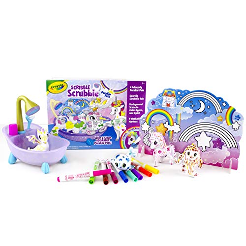 Crayola Scribble Scrubbie Peculiar Zoo, 2daydeliver Exclusive, Kids Toy, Gift For Kids, Ages 3, 4, 5, 6
