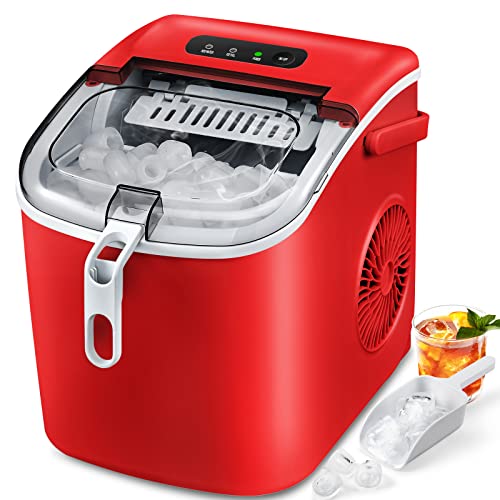  Countertop Ice Maker Machine Portable, Self Cleaning
