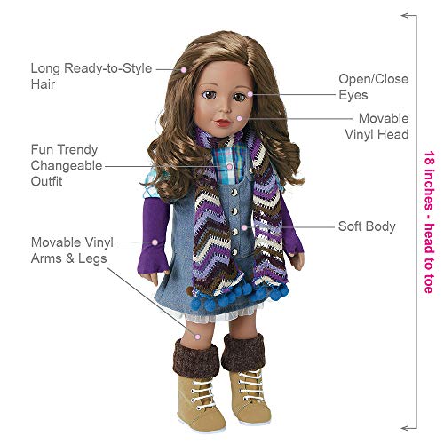 American Girl Doll Hair Caddy With Accessories