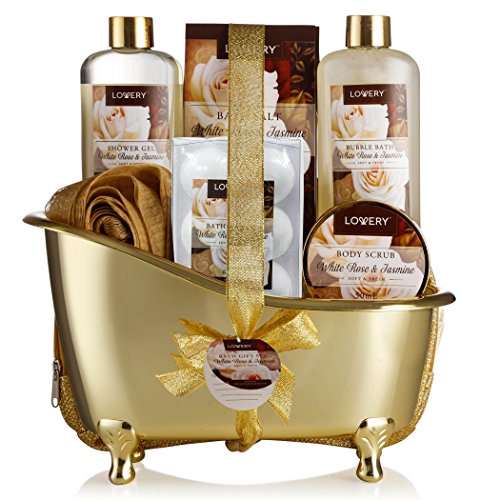 Home Spa Gift Basket, Luxury 13 Piece Bath & Body Set For Men & Women, -  Jolinne