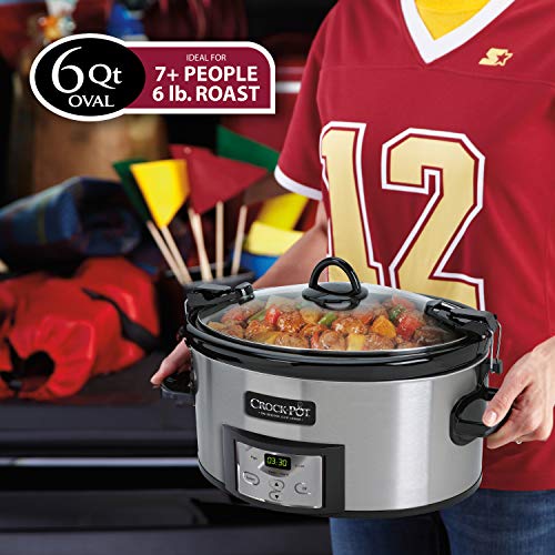 Crock-Pot SCCPVL610-S-A 6-Quart Cook & Carry Programmable Slow Cooker -  Jolinne