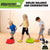 Playzone-fit Balance Stepping Stones Obstacle Course for Kids - Set of 5 Colorful Kids Stepping Stones in 2 Fun Sizes - Perfect Indoor & Outdoors Play Equipment for Children Ages 3+