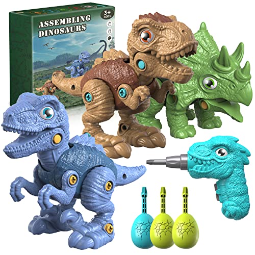 LAKOWN 2022 New Take Apart Dinosaur Toys for Kids Dinosaur