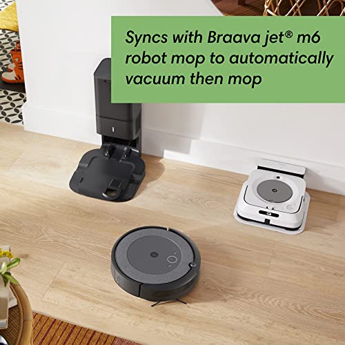 iRobot Roomba i3+ EVO (3550) Self-Emptying Robot Vacuum – Now Clean by Room with Smart Mapping, Empties Itself for Up to 60 Days, Works with Alexa, Ideal for Pet Hair, Carpets, Roomba i3+