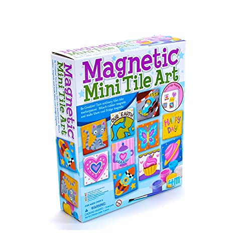 4M 4563 Magnetic Mini Tile Art - DIY Paint Arts & Crafts Magnet Kit fo -  Jolinne