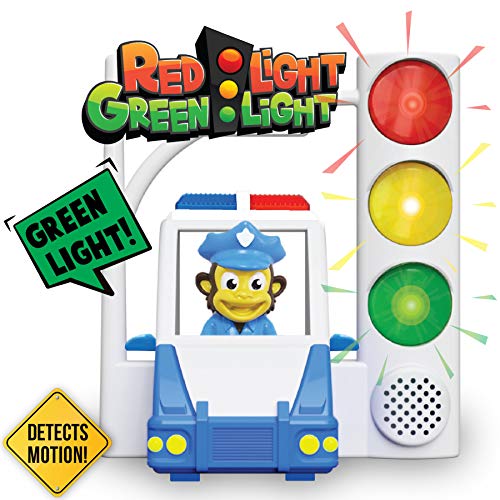  Red Light Green Light Game with Motion Sensing, 1+ Players, Gift for Kids & Toddlers Ages 3, 4-8+, 5, 6, 7+ Year Olds, Family Birthday  Party Game