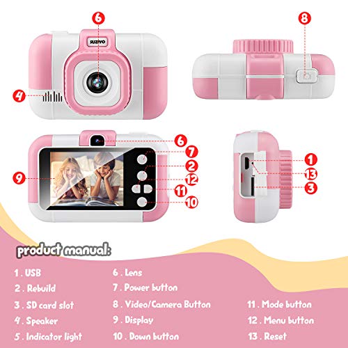 Kids Camera toys Digital Dual Camera HD 1080P Video Camera Toys