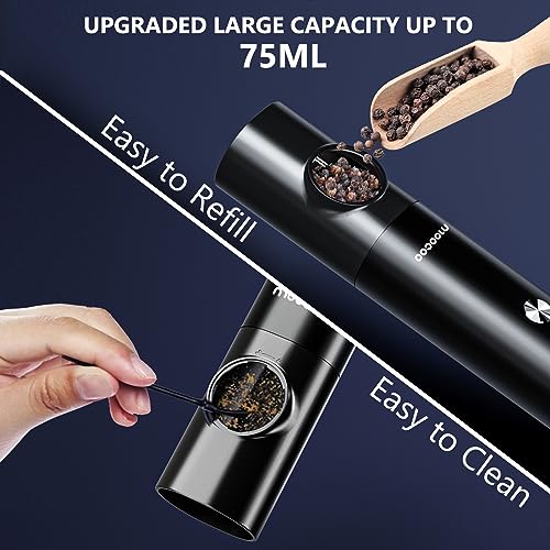  [Upgraded Larger Capacity] Electric Salt and Pepper