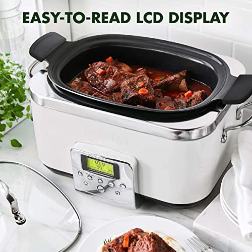 Elite 6-Quart Slow Cooker | Cloud Cream