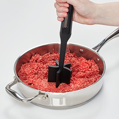 Meat Chopper, Multifunctional Hamburger Meat Chopper, Professional Heat  Resistant Nylon Meat/Potato Masher - Safe for Non-Stick Cookware, Chop and