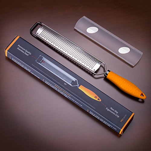 Citrus Zester & Cheese Grater Razor-sharp Stainless Steel Blade